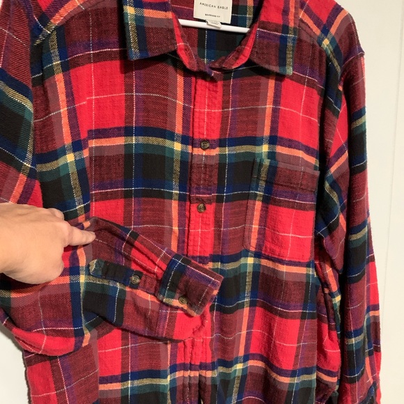 American Eagle Flannel plaid - Picture 2 of 3
